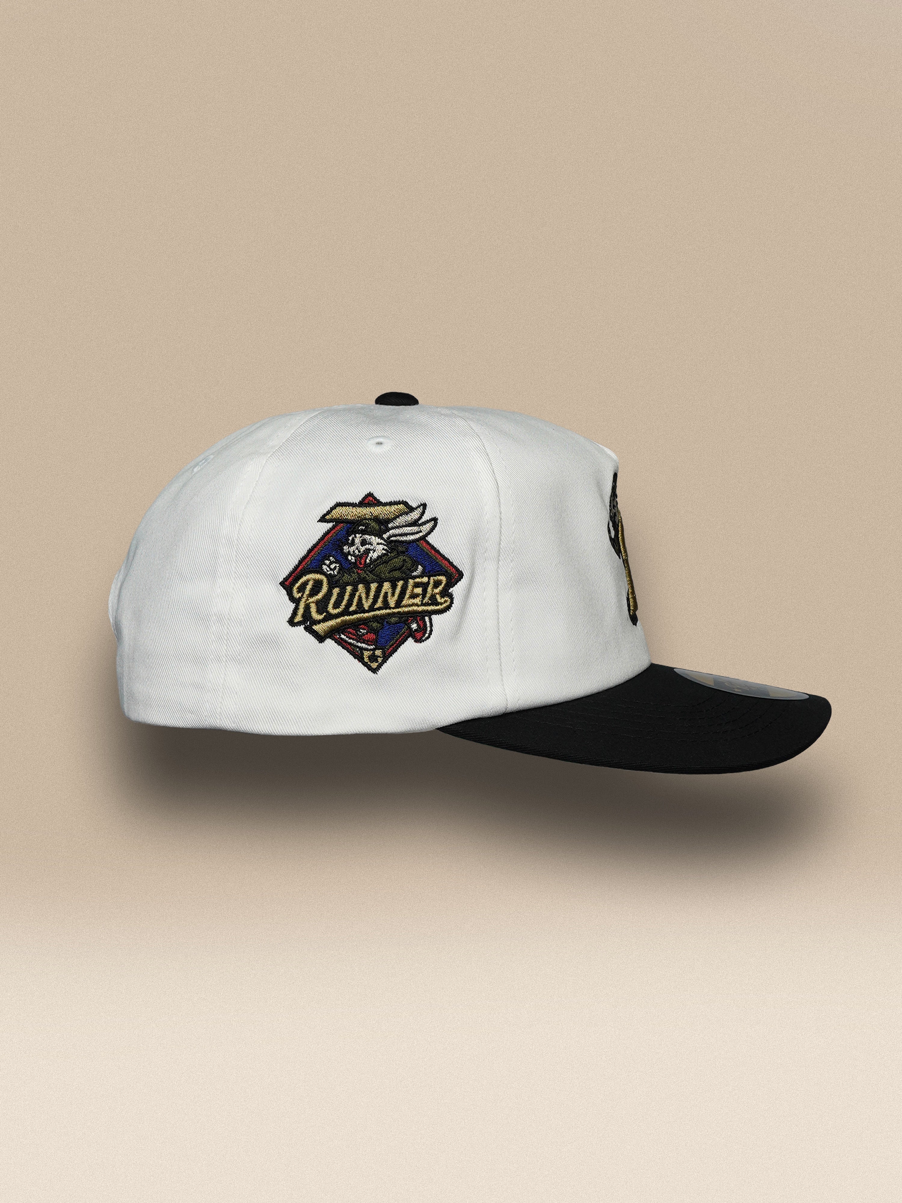 Vintage Unstructured Snapback "OG" • White