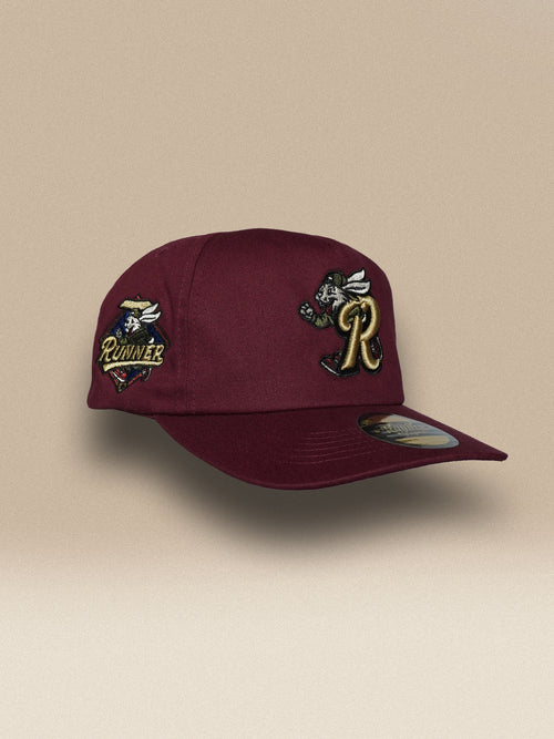 Vintage Unstructured Snapback "OG" • Wine
