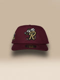 Vintage Unstructured Snapback "OG" • Wine