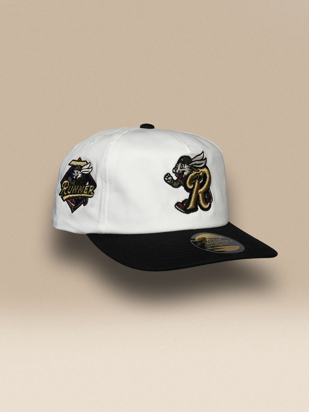 Vintage Unstructured Snapback "OG" • White